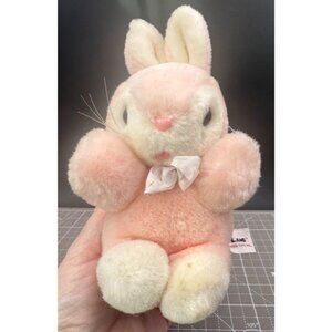 Pink Baby Easter Bunny Love Land Stuffed Animal Plush Valentines 1985
